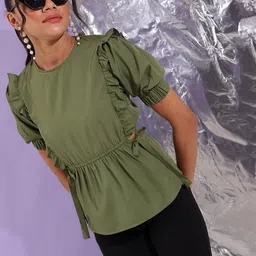 PRETTY LOVING THING Kimono Sleeve Top-image-72