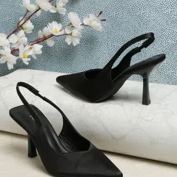 Flat n Heels Stiletto Pumps with Bows-22