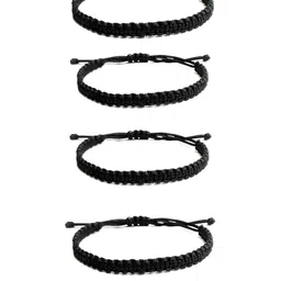 Dynamic Retail Global Unisex Pack Of 4 Drawstring Bracelet-image-0