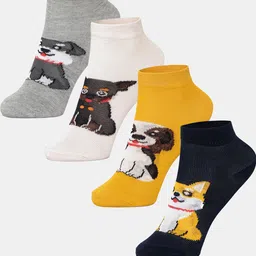 Bodycare Boys Pack Of 4 Assorted Ankle Length Socks-10