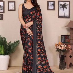 APERA Floral Saree-image-4