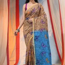 DESH BIDESH Printed Saree-image-76