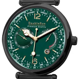 DOUBLERUN Unisex Dial & Bracelet Style Straps Analogue Multi Function Watch H05N25051 image 3