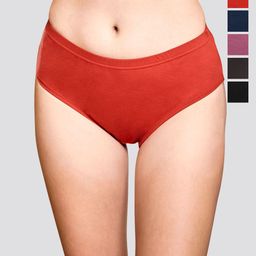 Kalyani Theo Pack Of 6 Cotton Mid-Rise Hipster Briefs Theo_S_BLK_ASH_BGD_PBLE_ORS_ORRS_P6-picture-25