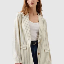GAP Notched Lapel Single-breasted Blazer-38