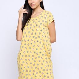Camey Printed Nightdress-image-22