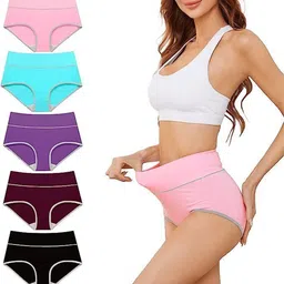 Diving Deep Women Pack of 5 Hipster Briefs-image-75