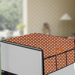 The Furnishing Tree Brown Plastic Refrigerator Cover-image-102