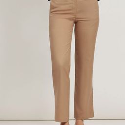 FableStreet Women Tailored Straight Fit High-Rise Culottes Trousers-picture-28