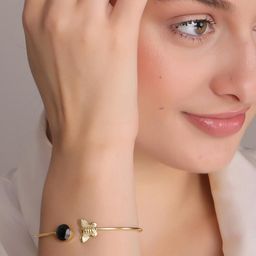 Dua Black Brass Bangle-27