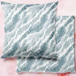 ArtzFolio Multicoloured Set of 2 Velvet Square Cushion Covers-image-83
