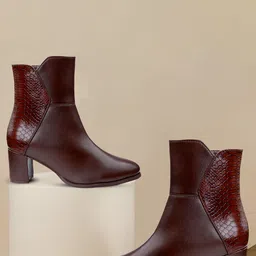 Bxxy PU Party High-Top Block Pumps-36