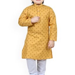 Arshia Fashions Boys Floral Printed Regular Kurta with Pyjamas-10