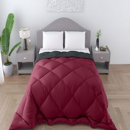 tundwal's Maroon Heavy Winter Double Bed Comforter-image-92