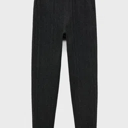Mango Kids Boys Herringbone Design Straight Fit Trousers-image-56