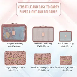 kuber industries Kuber IndustriesSet of 12 Printed Foldable Pouches with Zip image 3
