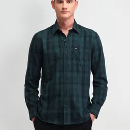 Arrow Sport Men Manhattan Slim Fit Opaque Checked Casual Shirt-picture-0