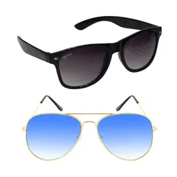 REDEX Unisex Set Of 2 Aviator Sunglasses-32