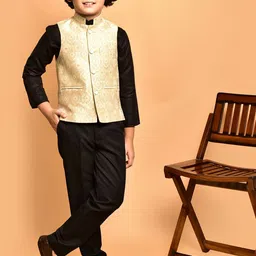 PRINTCULTR Boys Embellished Nehru Jackets-62