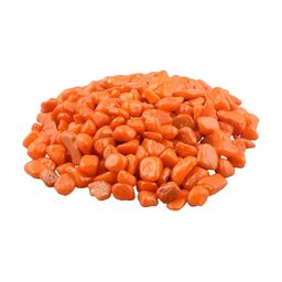 VANNEF Orange-Colored Glossy Aquarium Pebbles-37