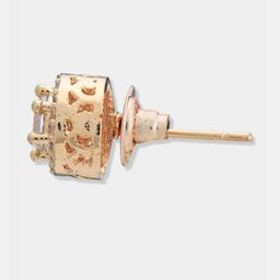 Anouk Gold-Plated Circular Shaped Cubic Zirconia Studs image 3