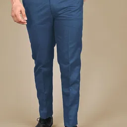 MANCREW Men Tailored Regular Fit Cotton Formal Trousers-image-56