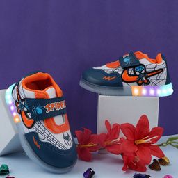 BAESD Unisex Kids Spider-Man Colourblocked Sneakers-image-75