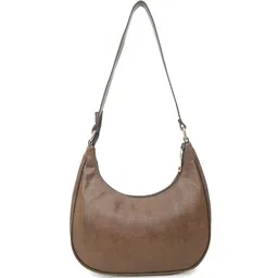 DressBerry Structured Shoulder Bag with Cut Work image 3