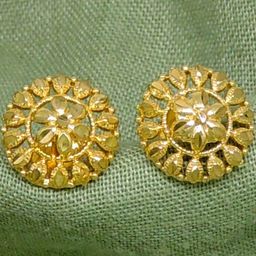 arch fashion Gold-Plated Brass Earrings-image-98