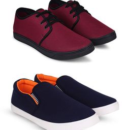 Spotwalk Men Mesh Running Shoes-image-60