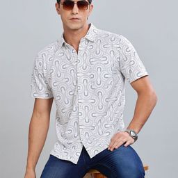 BULLMER Men Standard Opaque Printed Casual Shirt-picture-15