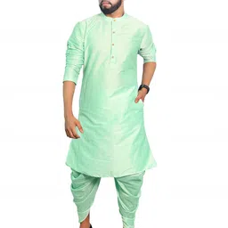 House of Aqss Band Collar Straight Kurta-image-84