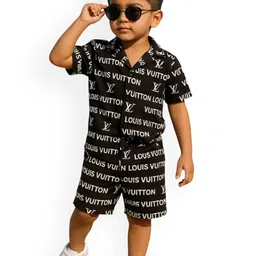 FASHION GRAB Boys Printed Shirt With Shorts-image-84