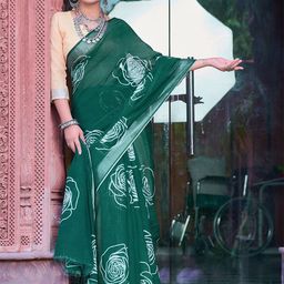 Anouk Floral Printed Woven Design Saree-picture-10