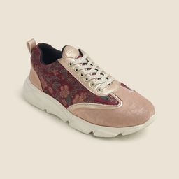 Metro Women Printed Fashion with Laser Cuts Flats-18