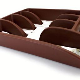 Kitchen Empty Cutlery Organizer, Cutlery Tray, Modular Kitchen Organizer, Brown Plastic Cutlery Set-image-31