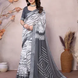 vj fashion Zari Linen Blend Saree-picture-20