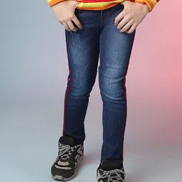 Instafab Boys Comfort Relaxed Fit Mid-Rise Light Fade Jeans-picture-26