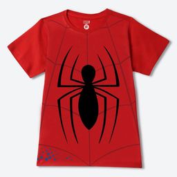 YK Marvel Boys Spider-Man Graphic Printed Round Neck Regular Fit T-shirt-image-57