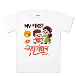 Arvesa Kids Typography Printed Applique T-shirt-picture-36
