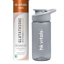 HK VITALS Set Of Mango Flavour Glutathione Effervescent Tablets 15 Tablets With Sipper-image-67