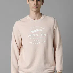 Louis Philippe Jeans Men Typography Printed Cotton Sweatshirt-image-94