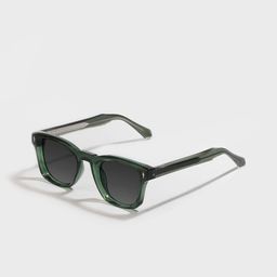 SAM & MARSHALL Unisex Square Sunglass With Polarised & UV Protected Lens SAIHA_GREEN_2826-image-61