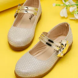 Tiny Bugs Girls Embellished Party Ballerinas with Bows Flats-image-50