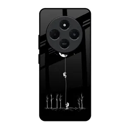 QRIOH Catch the Moon Real Printed Redmi 14C 5G Impact Resistant Back Case-5