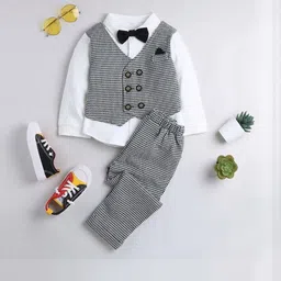 Belliza Kids Waistcoat with Pant & Bow Tie-image-53