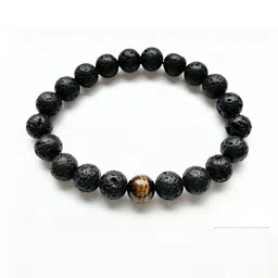 Divine souvenirs Unisex Artificial Beaded Elasticated Bracelet-51
