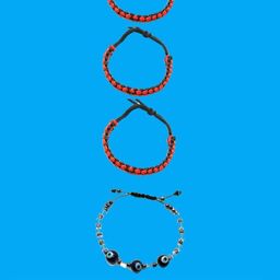 Dynamic Retail Global Unisex 4 Pieces Wraparound Bracelets-93