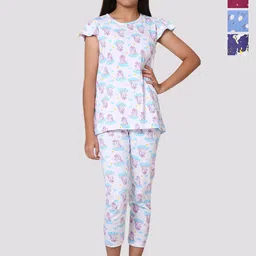 TotzTouch Girls Printed Night suit-image-14