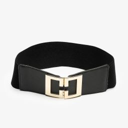Women Black Synthetic Belt-image-57